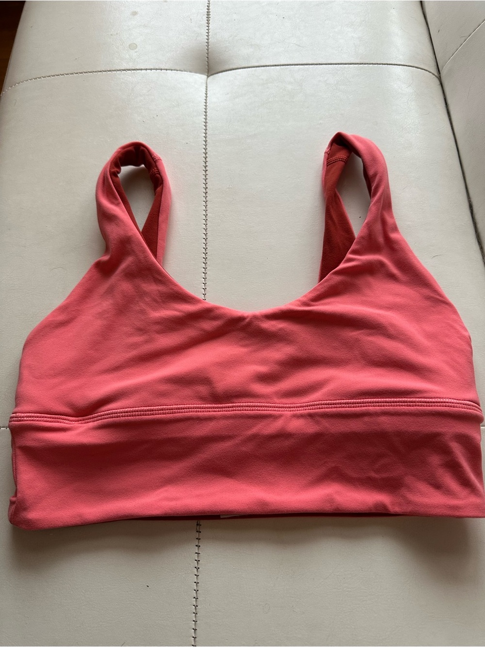 lululemon athletica Reversible Coral Pink Sports Bra